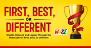 First, Best, or Different – Strategy & Mindset Book
